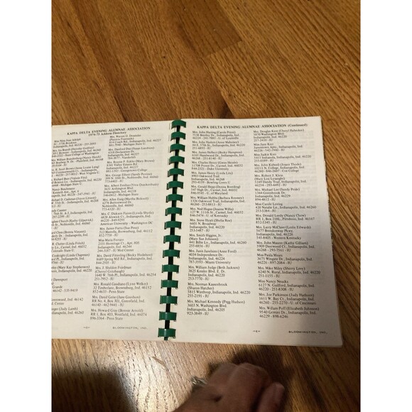 1975 Sigma Upsilon Kappa Delta Bloomington India A Recipe Cookbook Vintage - Picture 7 of 13